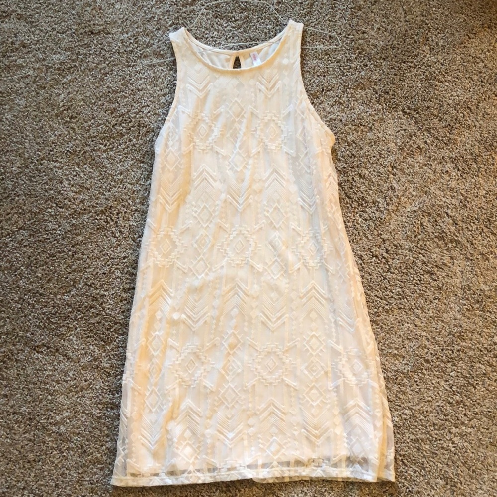 Cream lace dress